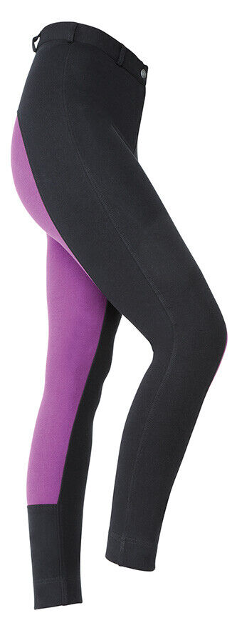 Picture of Shires Wessex Two Tone Horse Riding Jodhpurs  - Maids / Childs/ Girls