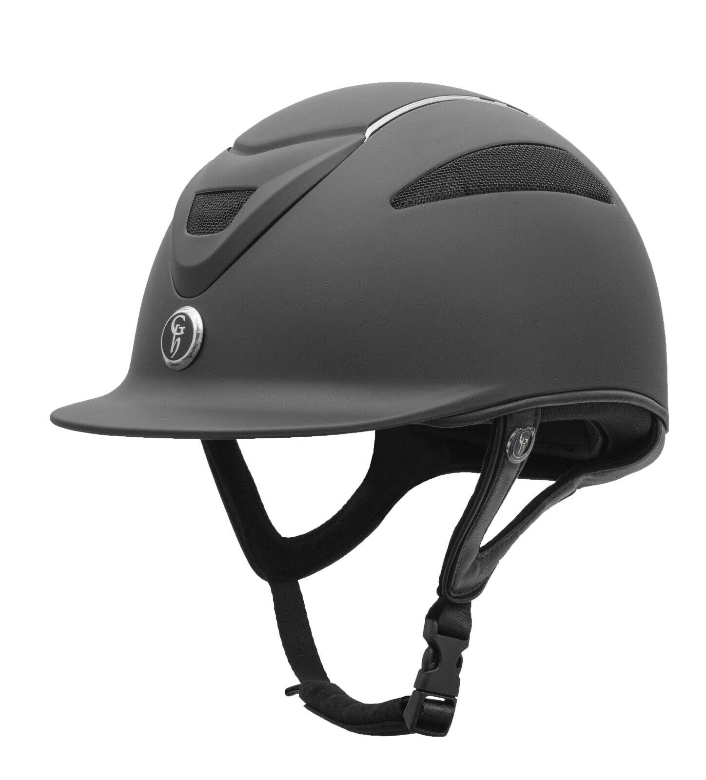 Picture of Gatehouse Conquest MKII Horse Riding Hat | Kitemark PAS015 VG1 | Black Navy Matt