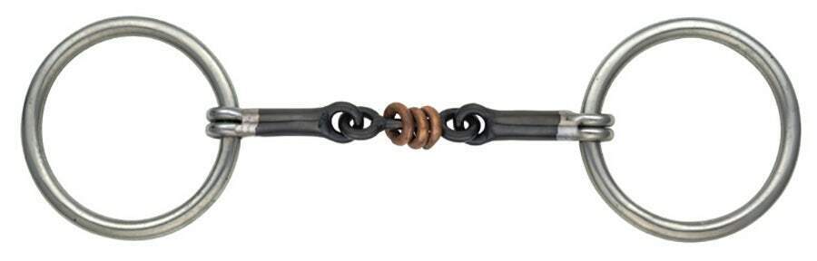 Picture of Shires Copper Roller Snaffle | Horse Bit | Sweet Iron | 5 Sizes