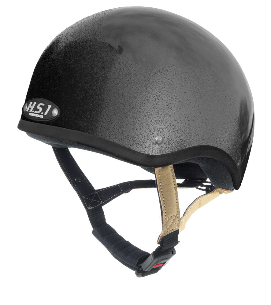 Picture of Gatehouse HS1 Jockey Skull Horse Riding Hat | SNELL E2016 | Black,Silver & Navy