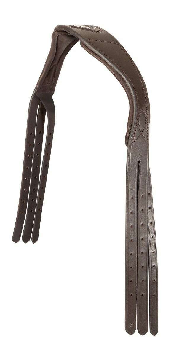Picture of Shires Velociti Rapida Leather Bridle Headpiece | 2 Colours | 4 Sizes
