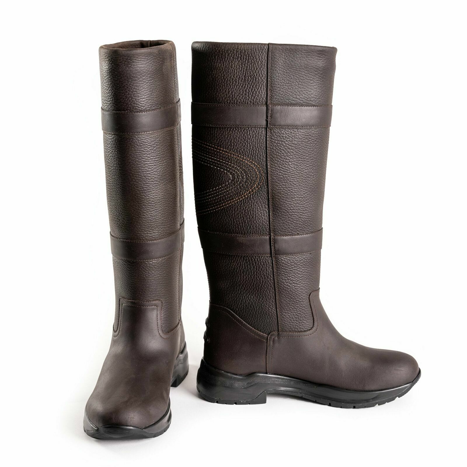 Picture of Toggi Canyon PRO, Waterproof Long Country Boots Leather Riding Brown Casual