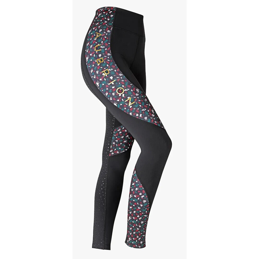 Picture of Shires Aubrion Broadway Ladies Horse Riding Tights |  Brushstroke | XXS - XXL