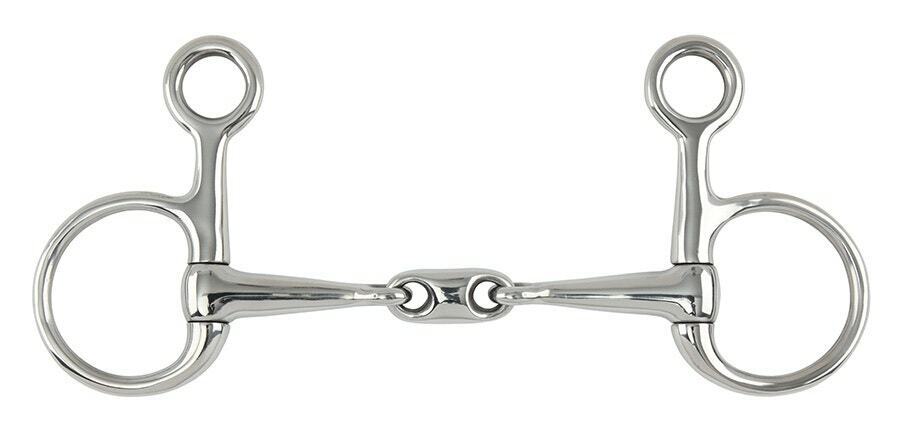 Picture of Shires Hanging Cheek Snaffle Bit With Lozenge |Stainless Steel | 4 Sizes