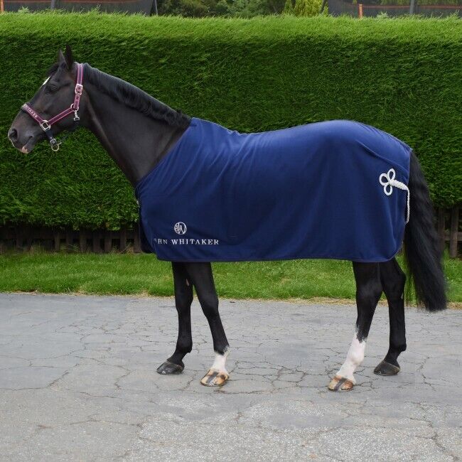 Picture of Whitaker Helsinki Show Rug | Fleece Travel Rug | Standard Neck | Navy