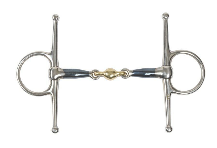 Picture of Shires Full Cheek With Lozenge | Horse Bit | Blue Sweet Iron | 3 Sizes