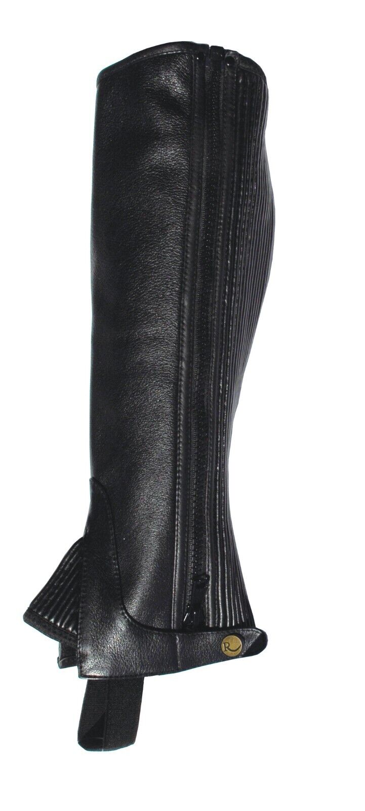 Picture of Rhinegold Childs Leather Gaiters Half Chaps  | Black, Brown | 2 Sizes