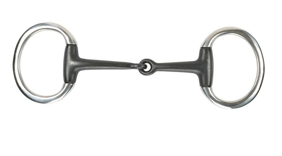 Picture of Shires Flat Ring Eggbutt Snaffle | Horse Bit | Sweet Iron | 4 Sizes