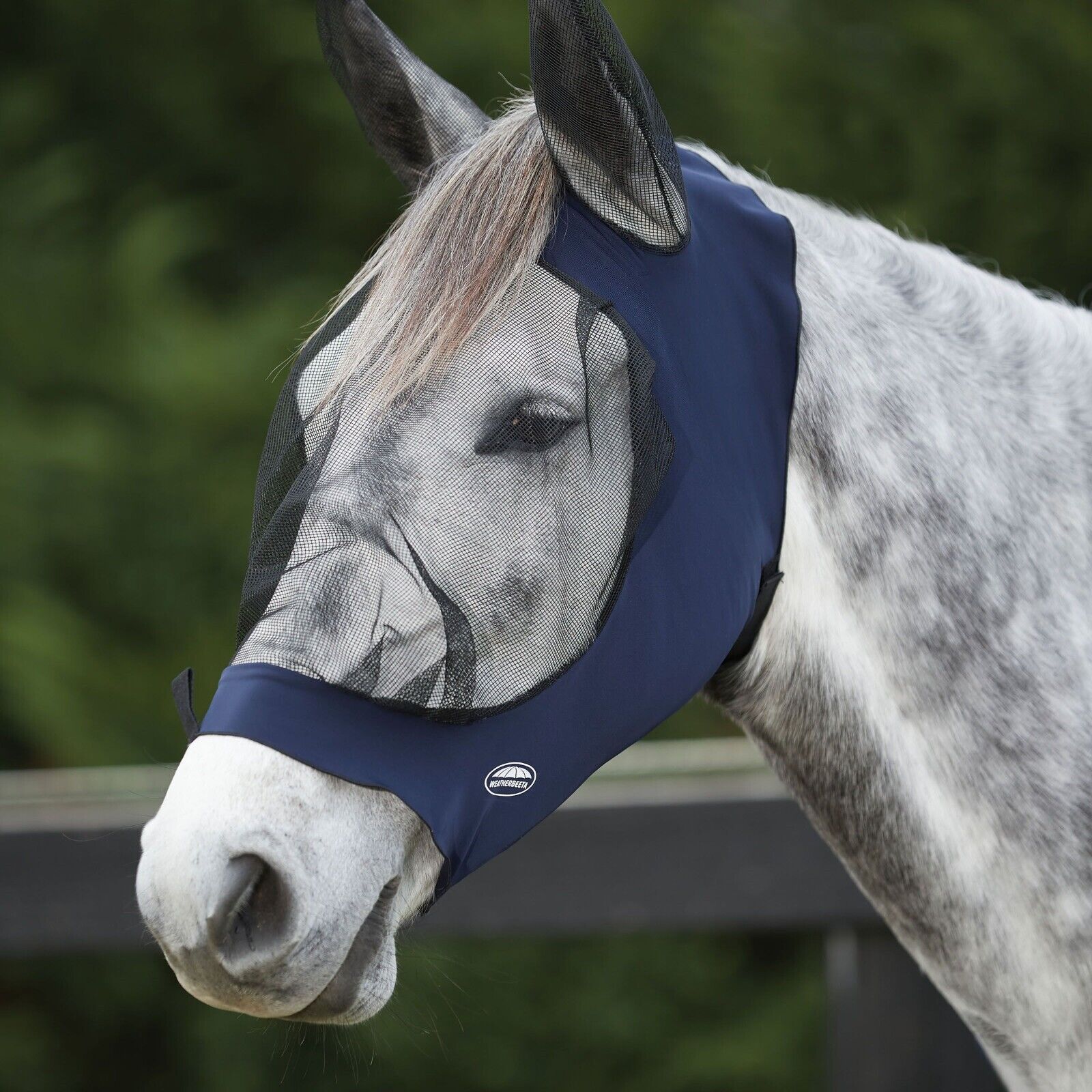 Picture of WeatherBeeta Deluxe Stretch Eye Saver Fly Mask, with Ears, UV, 7 Colours