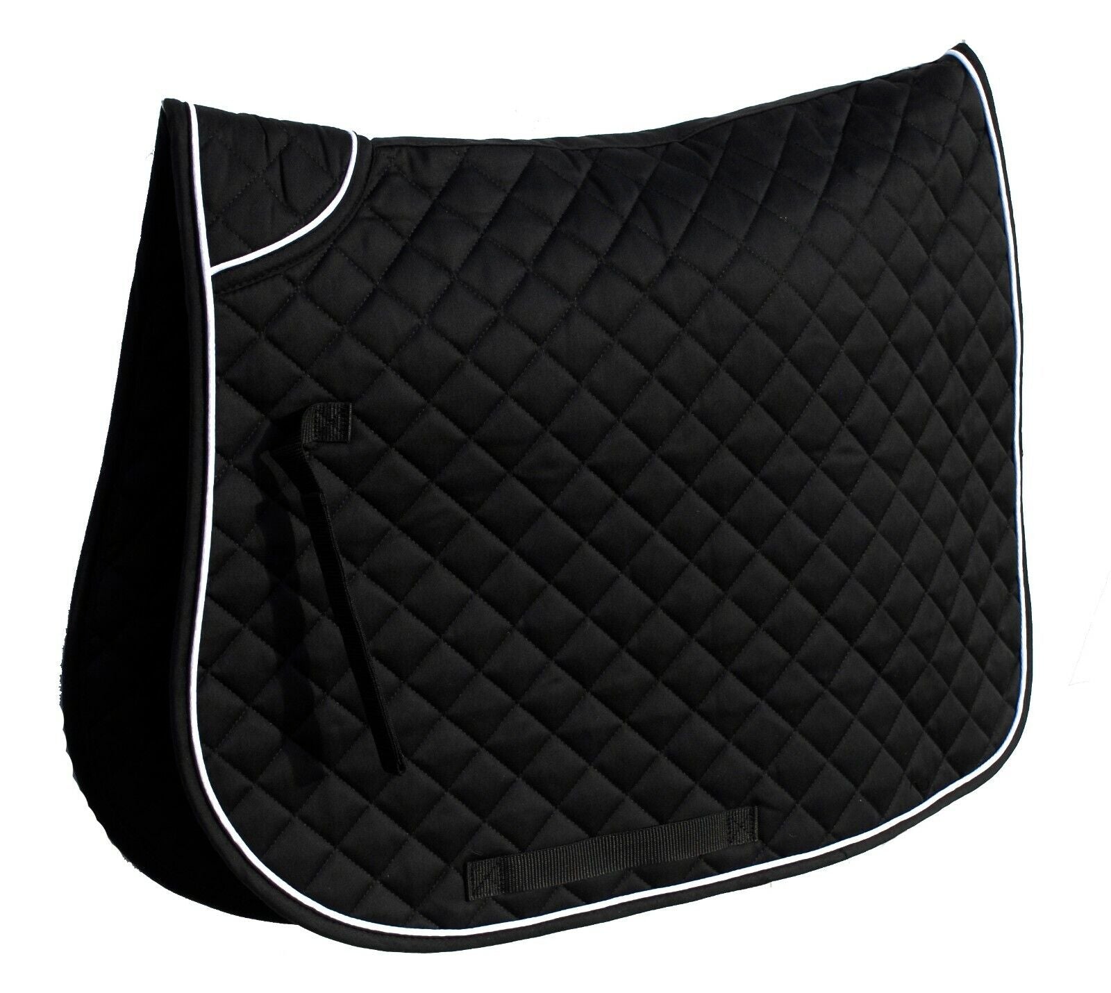 Picture of Rhinegold Quilted Saddle Cloth With Twin/Contrast Binding | 6 Colours | Cob Full
