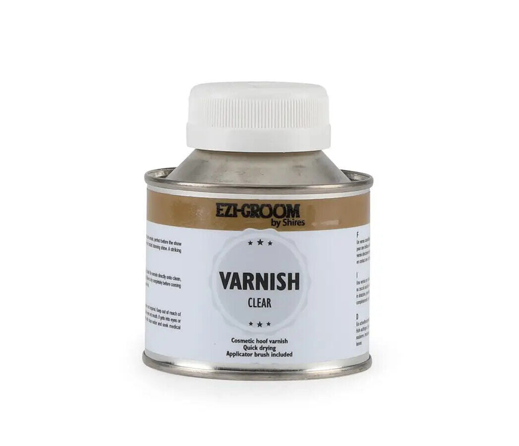 Picture of Shires EZI-GROOM Hoof Varnish | Black or Clear | 250ml