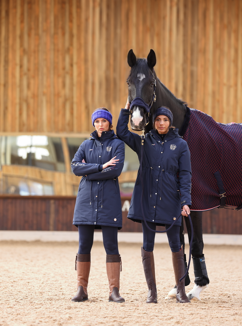 Picture of Shires Aubrion Waterproof Team Coat, Navy,  XXS-XXL