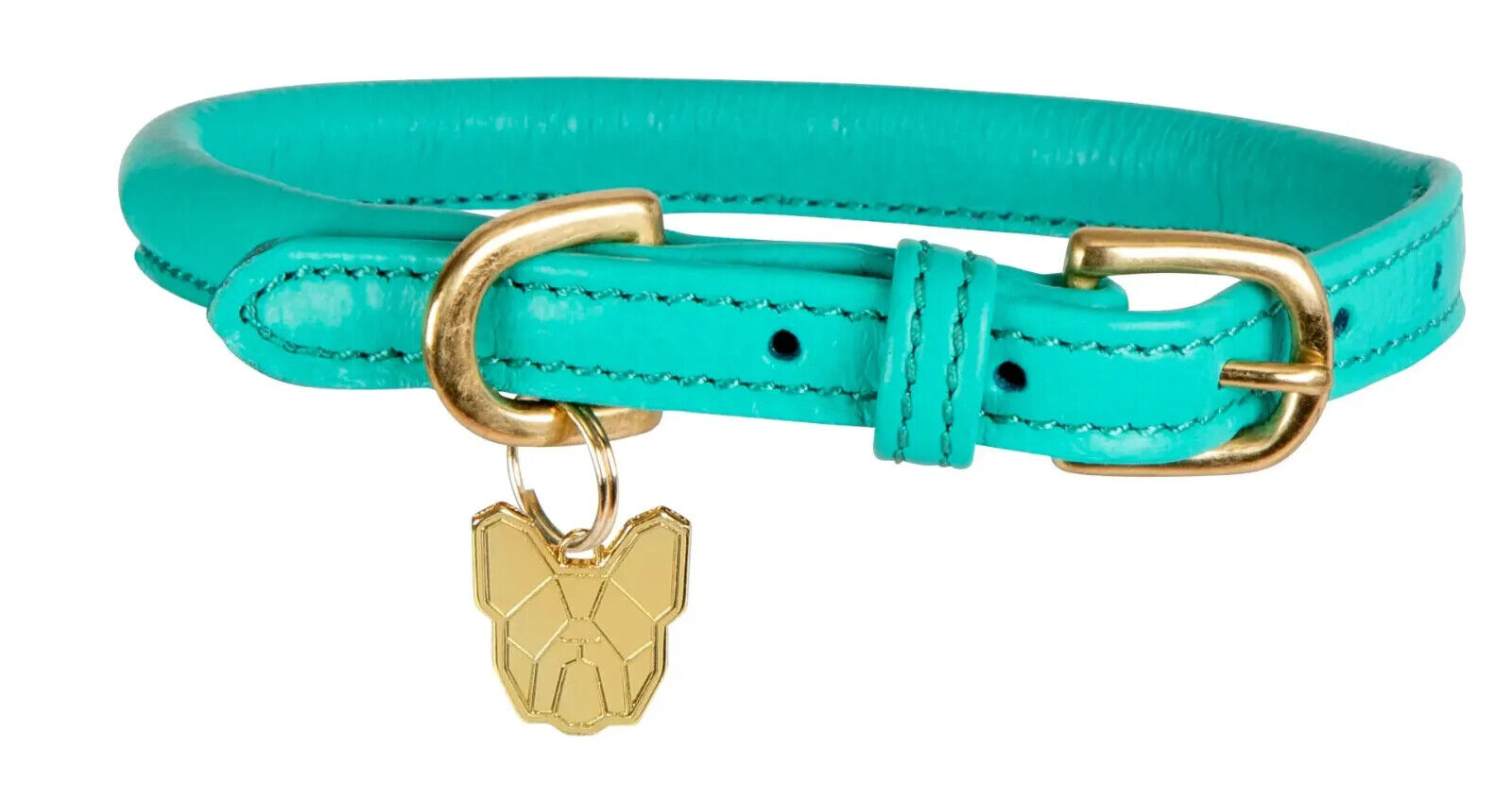 Picture of Digby & Fox Rolled Leather Dog Collar | 9 Sizes | 11 Colours