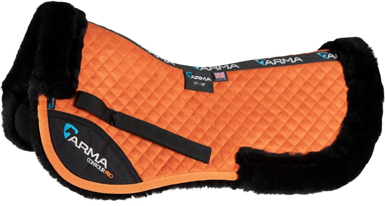 Picture of Shires Arma Suede Half Pad | Supafleece |  2 Sizes | 8 Colours