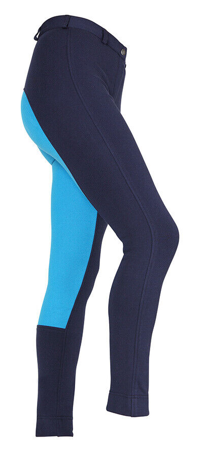 Picture of Jodhpurs | Shires Wessex Ladies Two Tone Horse Riding Jodhpurs | 7 Colour Option