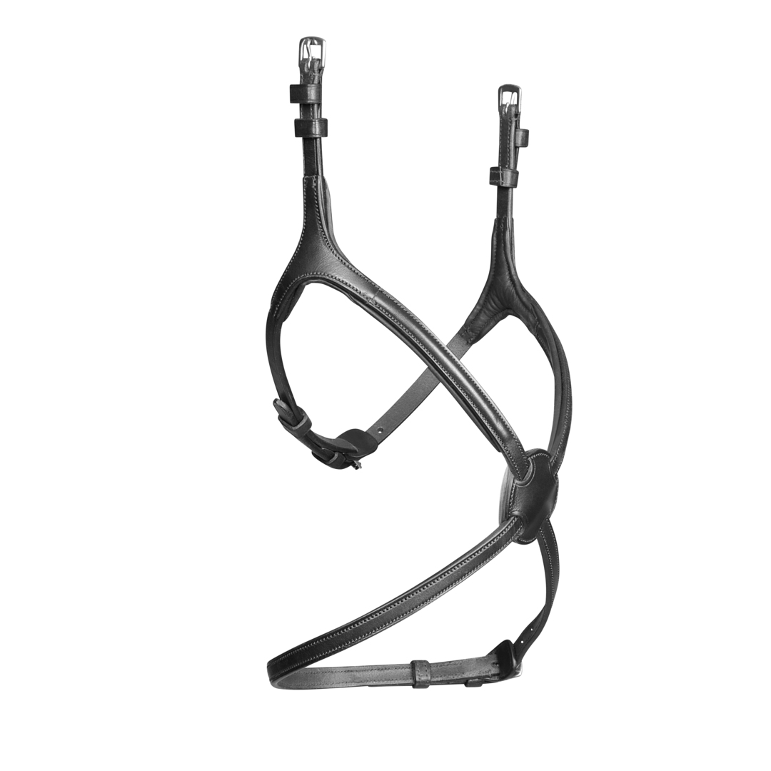 Picture of Noseband, Shires Velociti Lusso Grackle Noseband, Black, Havana, 4 Sizes