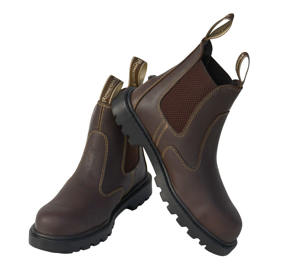 Picture of Rhinegold Nero Steel Toe Cap Safety Boots Jodhpur style  Certified CE 20345SB