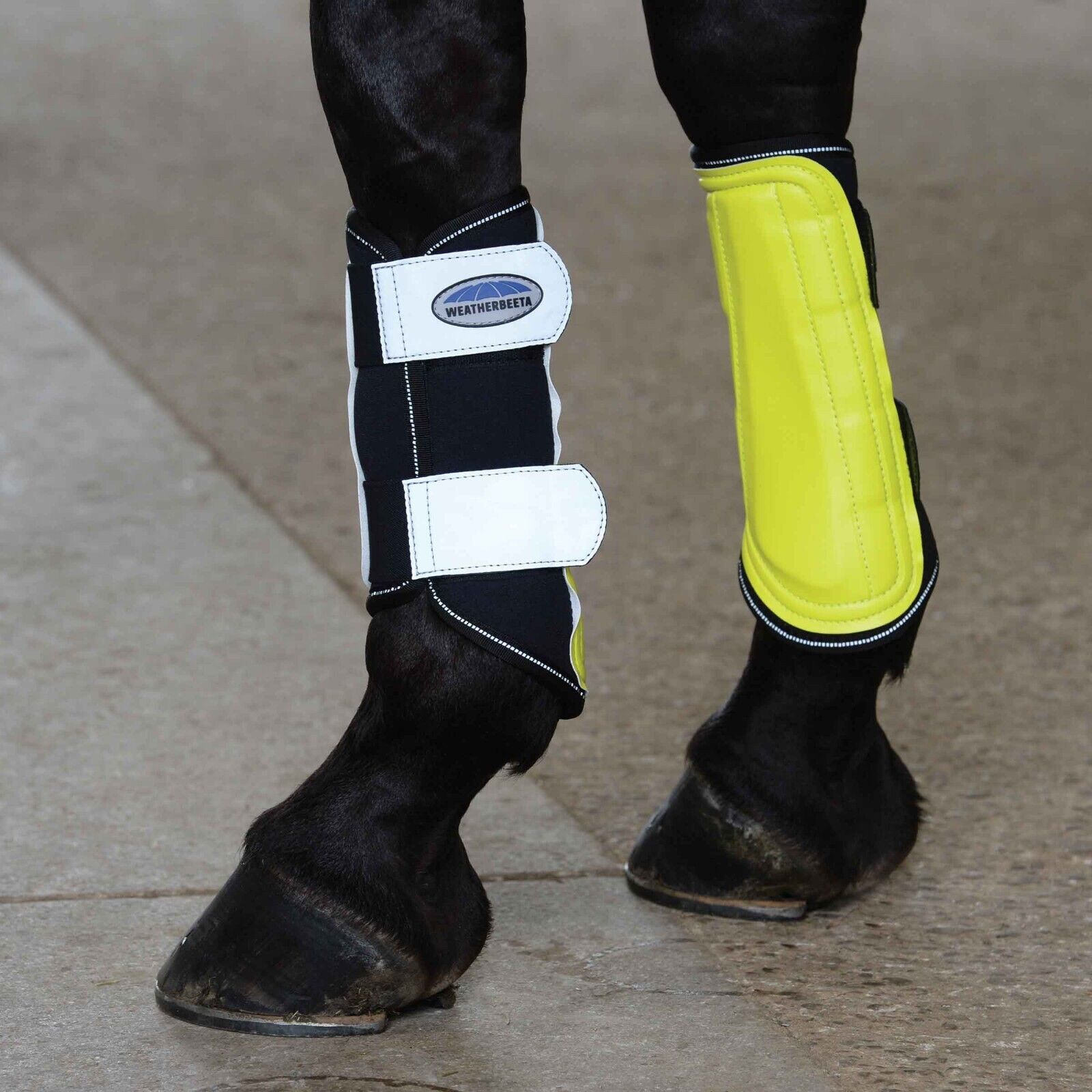 Picture of Weatherbeeta Reflective Single Lock Horse Brushing Boots, 2 Colours
