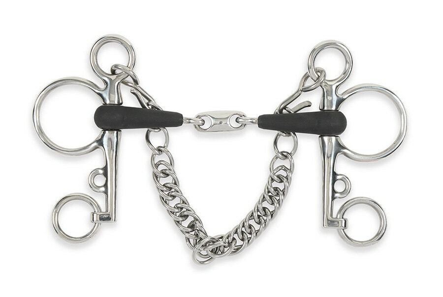 Picture of Shires  Equikind + Pelham Peanut Link Bit | Horse Bit | 3 Sizes