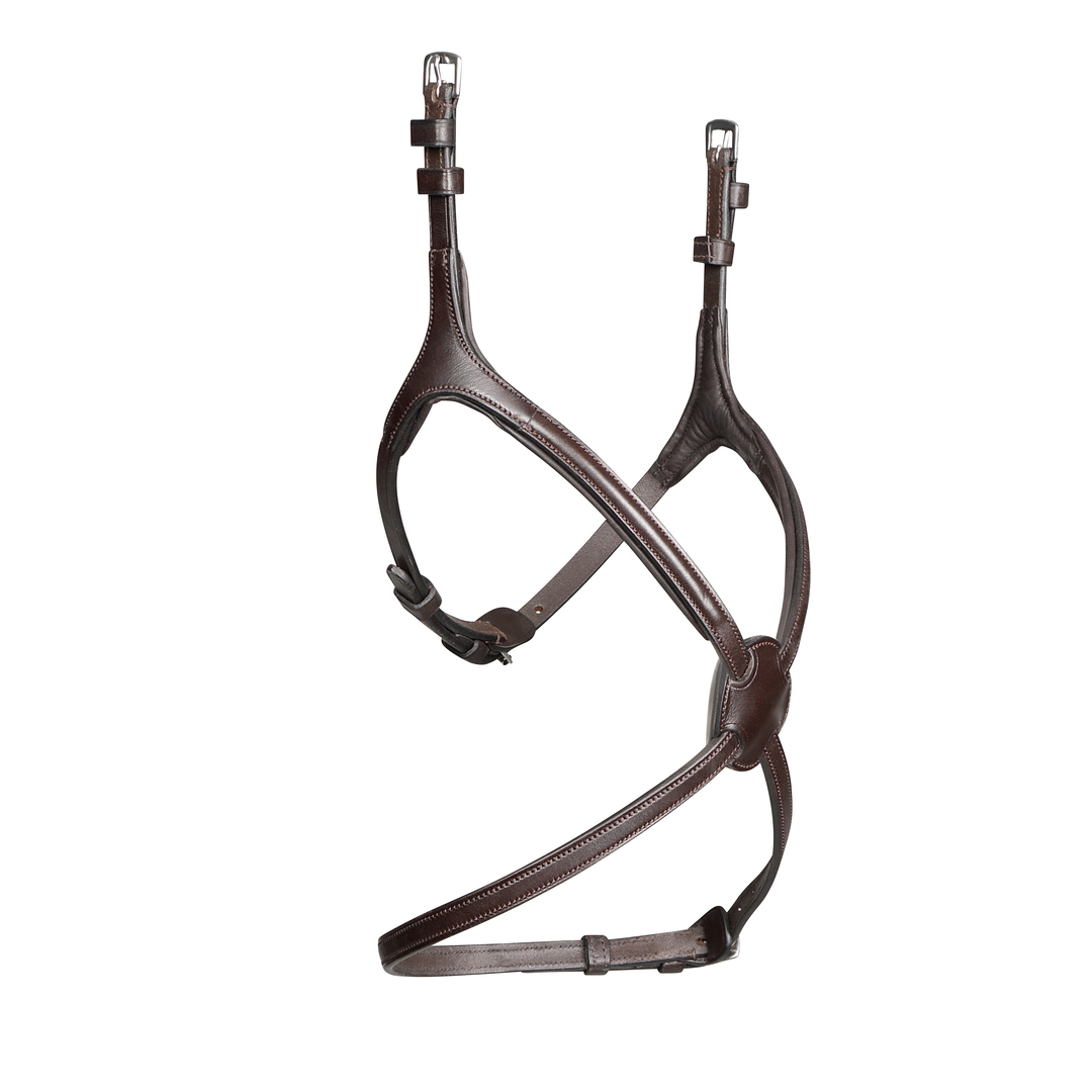 Picture of Noseband, Shires Velociti Lusso Grackle Noseband, Black, Havana, 4 Sizes