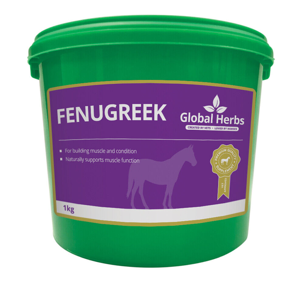 Picture of Global Herbs Fenugreek Seeds, 1kg Tub, For Horses and Ponies