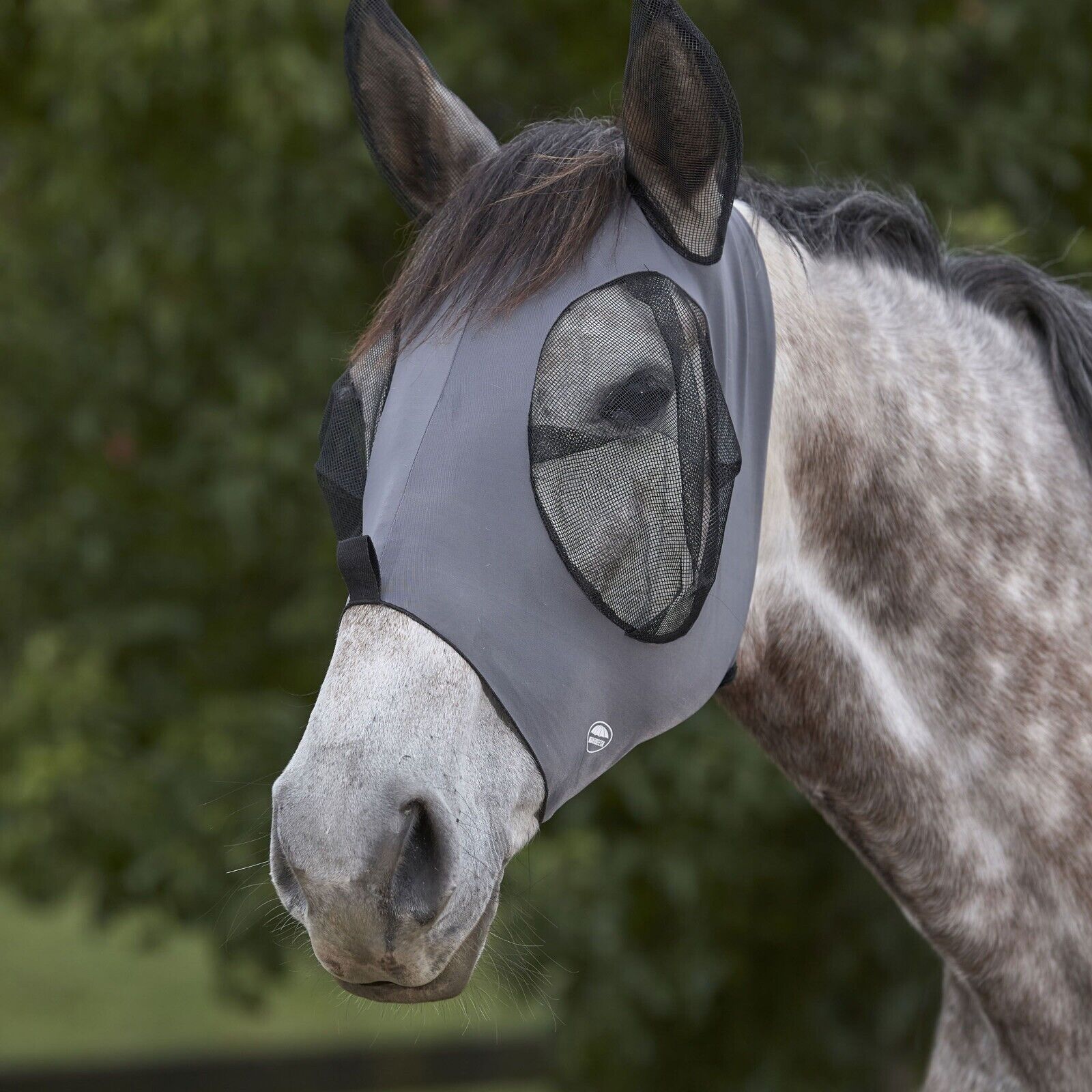 Picture of WeatherBeeta Deluxe Stretch Bug Eye Saver Fly Mask, with Ears, UV, 10 Colours