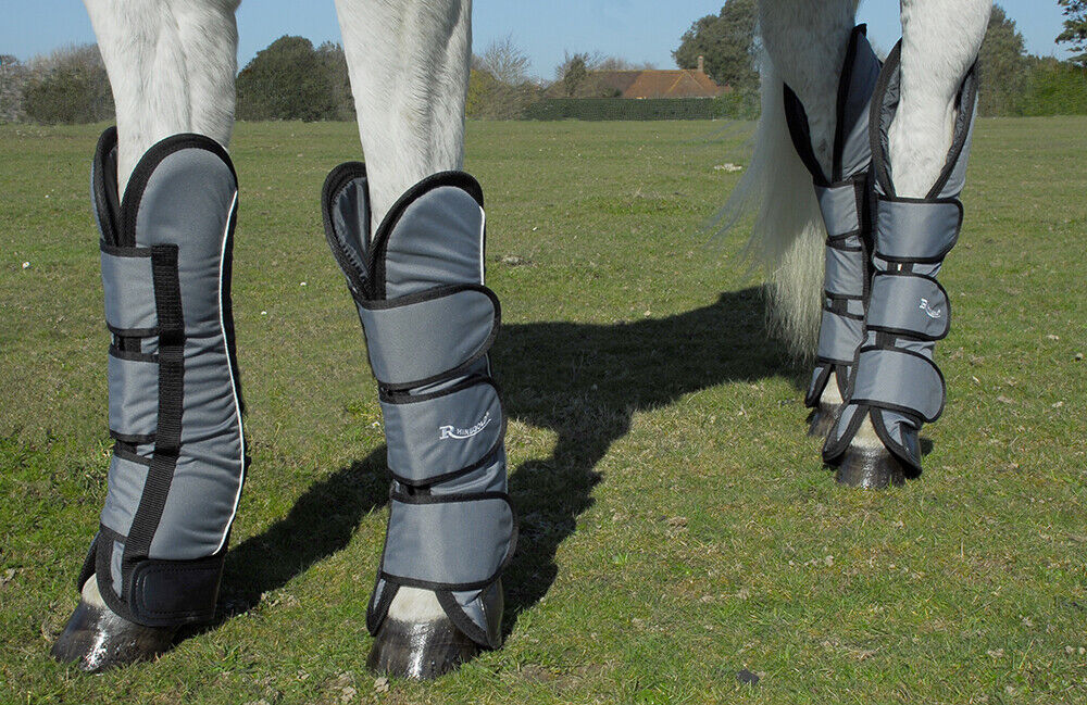 Picture of Rhinegold Elite Ripstop Full Length Travel Boots | Pony, Cob, Full | 3 Colours