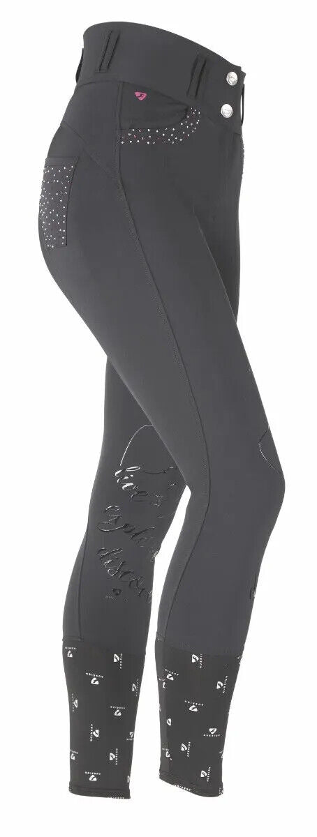 Picture of Shires Aubrion Queensway Ladies Horse Riding Breeches | Black,Navy,White| 24-34"