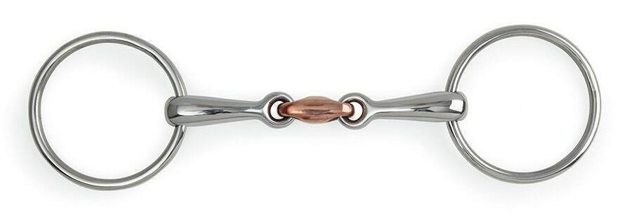 Picture of Shires Loose Ring Copper Lozenge Snaffle | Horse Bit  |Stainless Steel | 4 Sizes