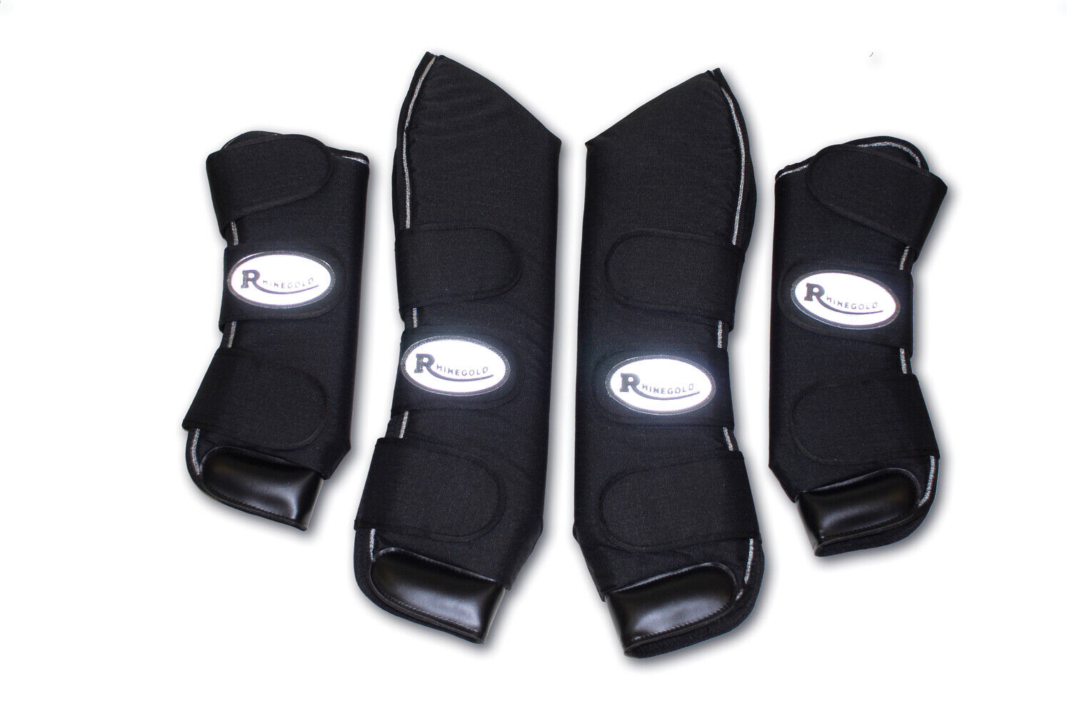 Picture of Rhinegold Ripstop Full Length Horse Travel Boots | Black,Navy,Red |Pony,Cob,Full