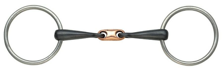 Picture of Shires Copper Lozenge Snaffle | Horse Bit | Sweet Iron | 4 Sizes