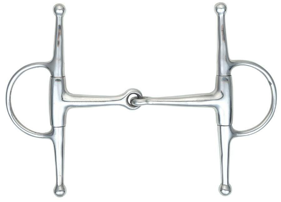 Picture of Shires Full Cheek Eggbutt Snaffle  | Horse Bit  | Stainless Steel | 4 Sizes