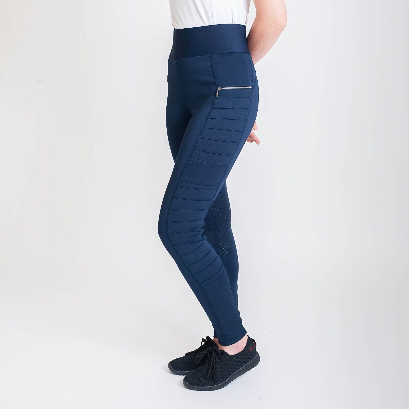 Picture of Ladies Jodhpurs Gallop High-Waist Sophia Full Silicone Seat Ladies Riding Tights
