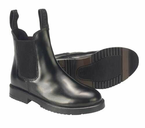 Picture of Rhinegold Leather Jodhpur Boots Classic Horse Riding Short Boots  Black or Brown