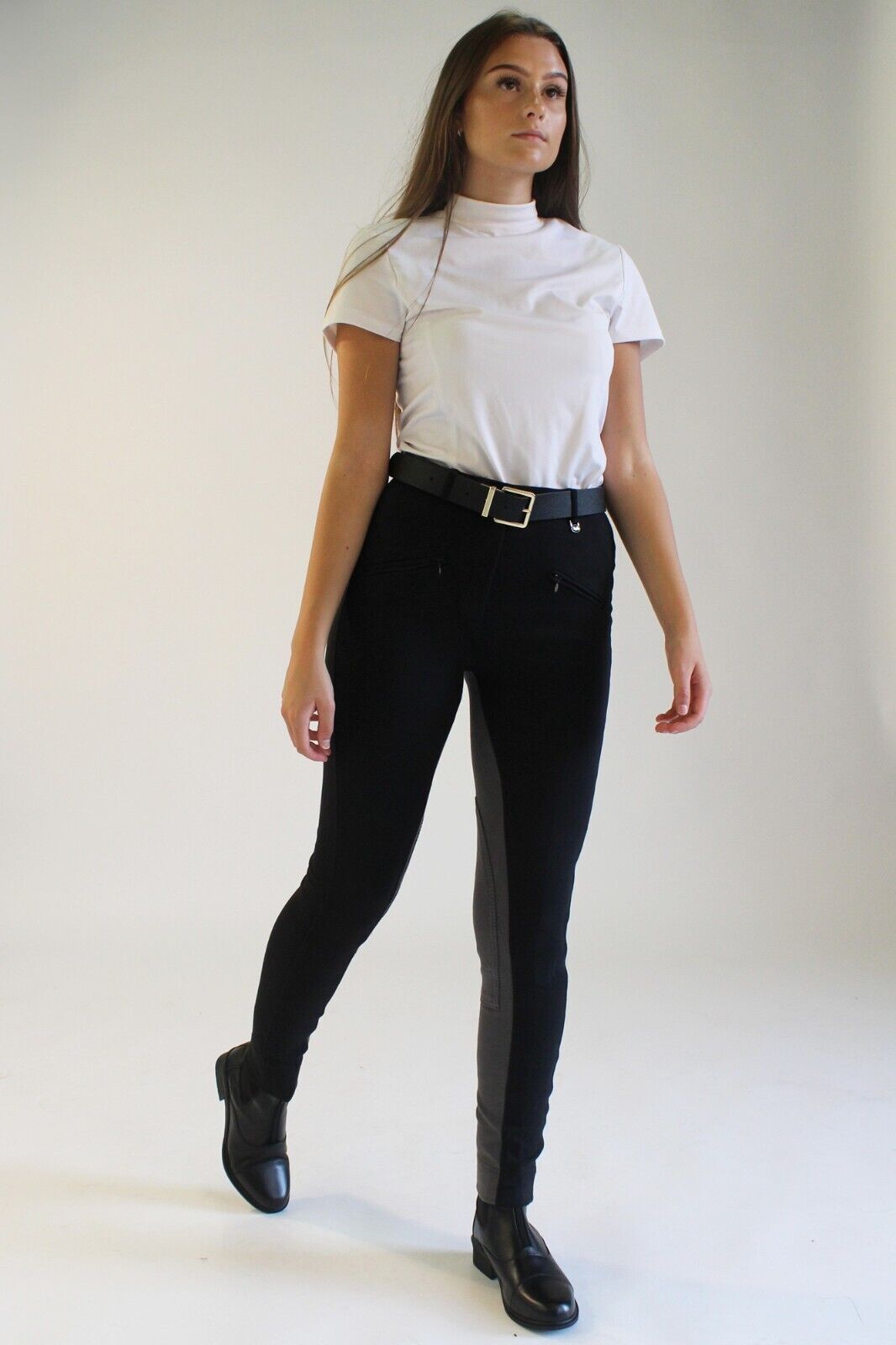 Picture of Ladies Two Tone Jodhpurs, Gallop Ladies Jodhpurs, 4 Colour Options, 24"-40"