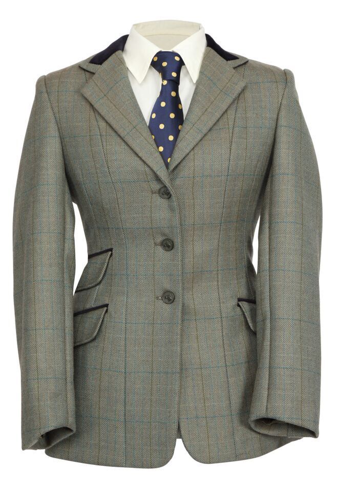 Picture of Shires Ladies Huntingdon Tweed Riding Jacket  All Sizes
