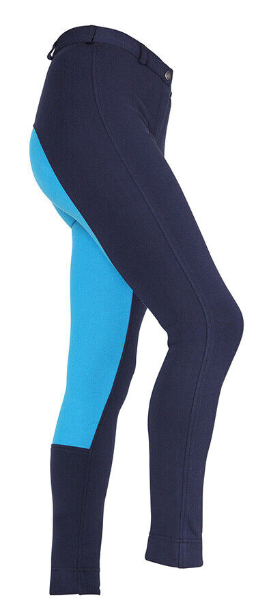 Picture of Shires Wessex Two Tone Horse Riding Jodhpurs  - Maids / Childs/ Girls
