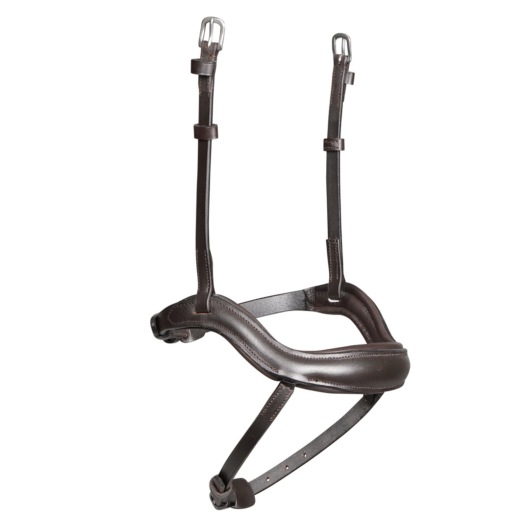 Picture of Noseband, Shires Velociti Lusso Ergonomic Flash Noseband, Black, Havana, 4 Sizes