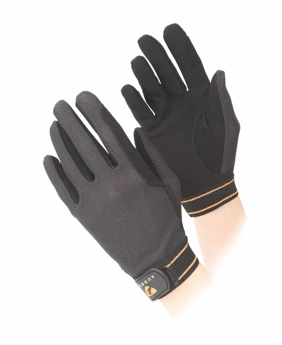 Picture of Shires Aubrion Ladies Mesh Horse Riding Gloves | 6 Colours | XS-XL | Ladies