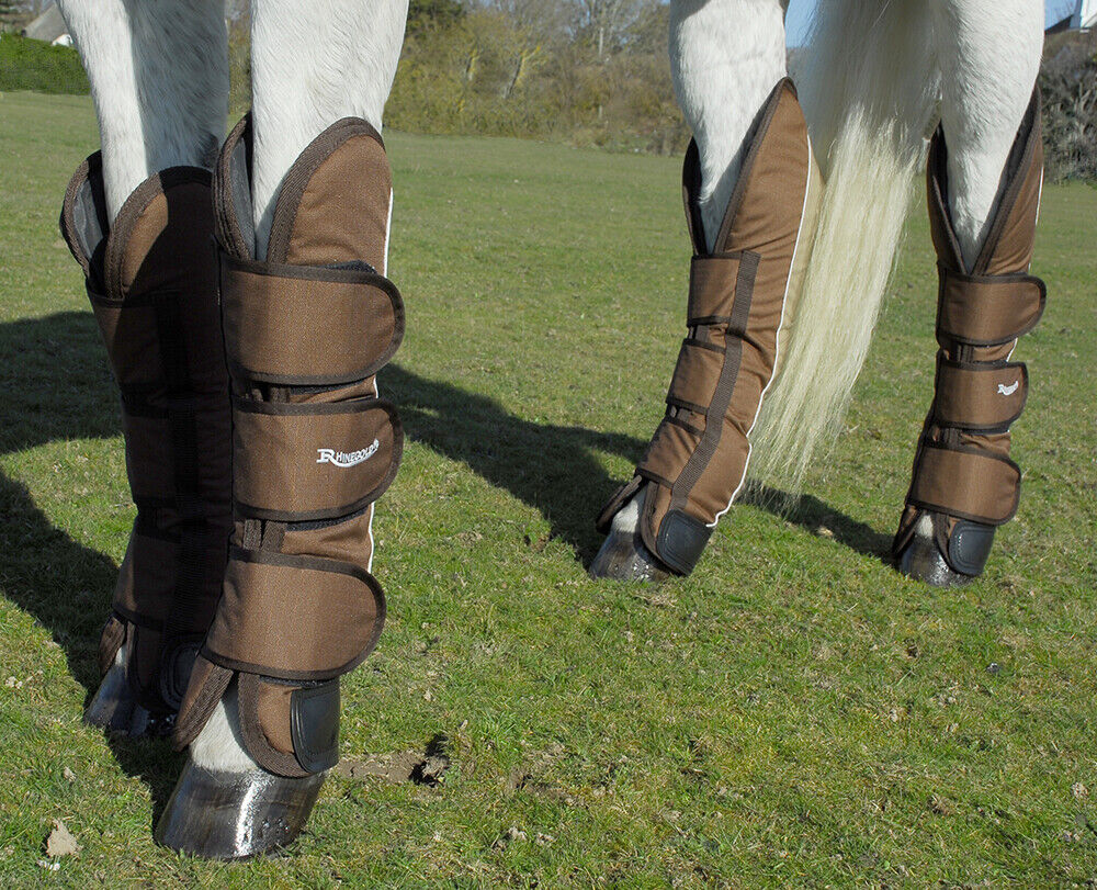 Picture of Rhinegold Elite Ripstop Full Length Travel Boots | Pony, Cob, Full | 3 Colours