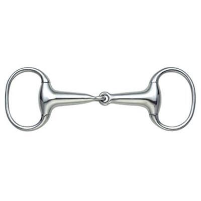 Picture of Shires Hollow Mouth Eggbutt Snaffle Bit Stainless Steel