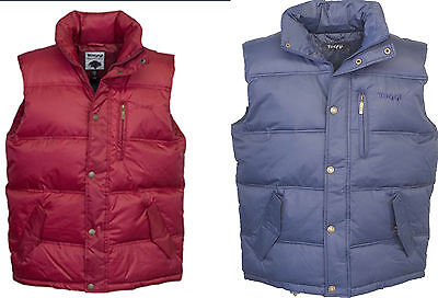 Picture of Toggi Kingston Unisex Padded Gilet Waistcoat, Red, Navy,