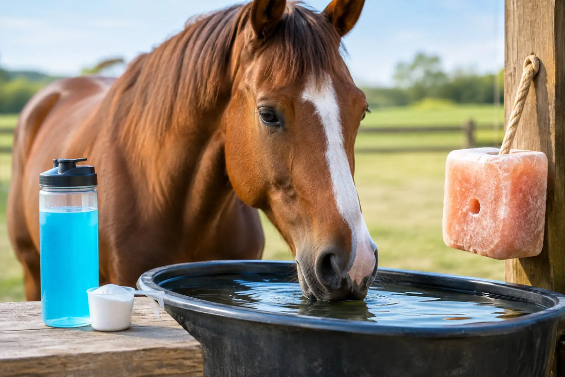 Electrolytes Versus Salt Licks for Horses