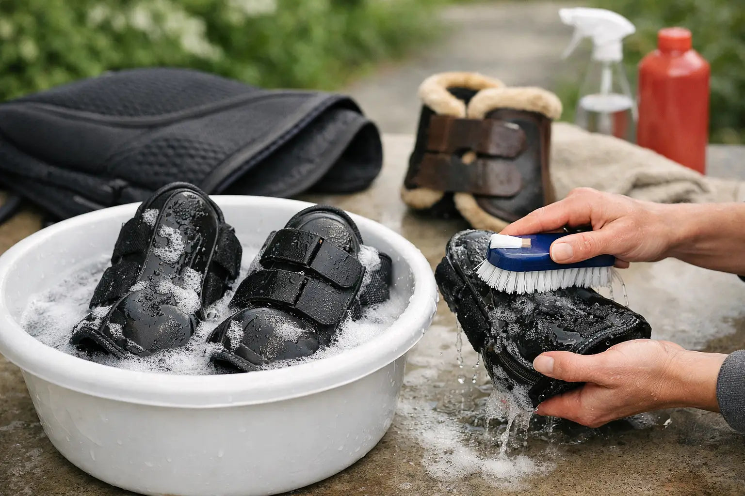 How to Wash Horse Boots Without Ruining Them
