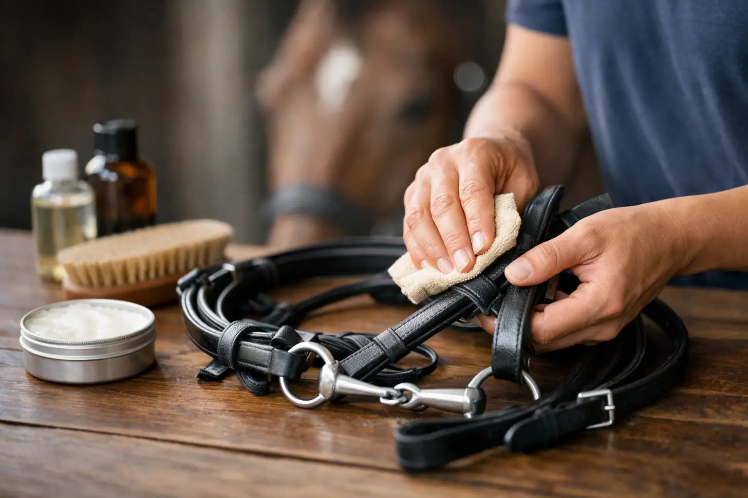 Leather Bridle Cleaning for Everyday Riders