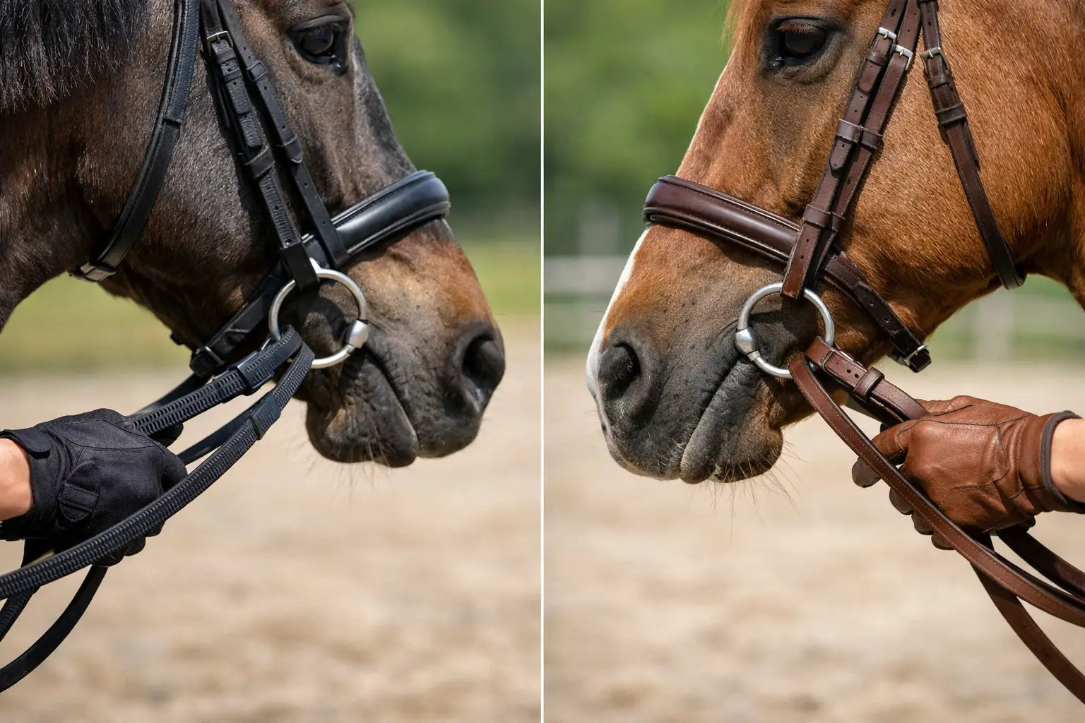 Rubber Reins Versus Leather Reins for Everyday Riding