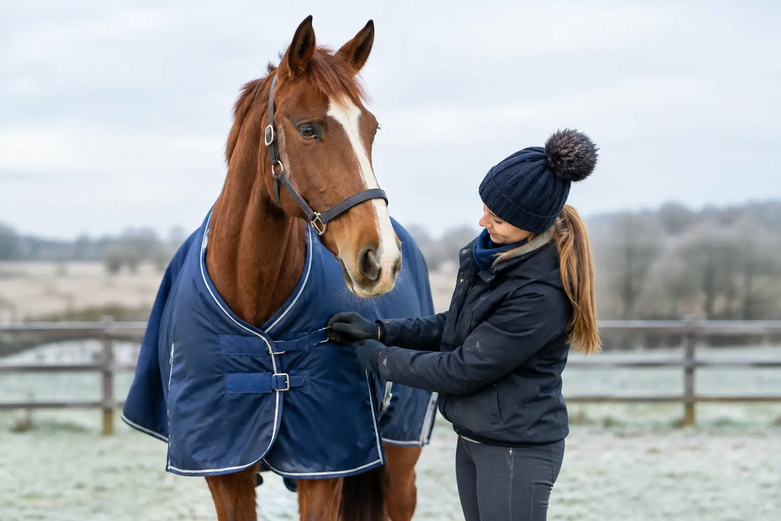 Winter Rugging Routine Example for UK Horses