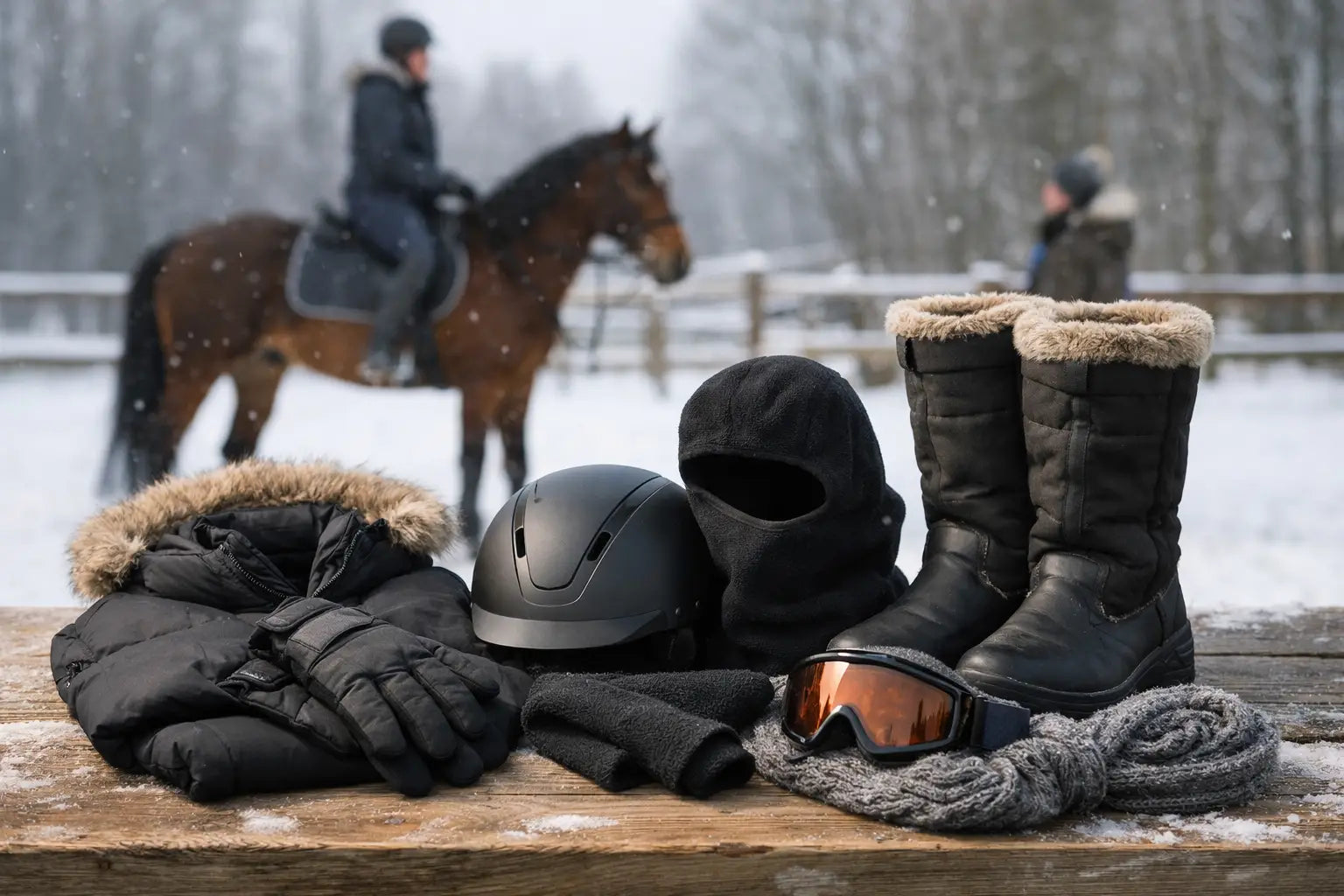 Winter Yard Clothing Checklist for Riders