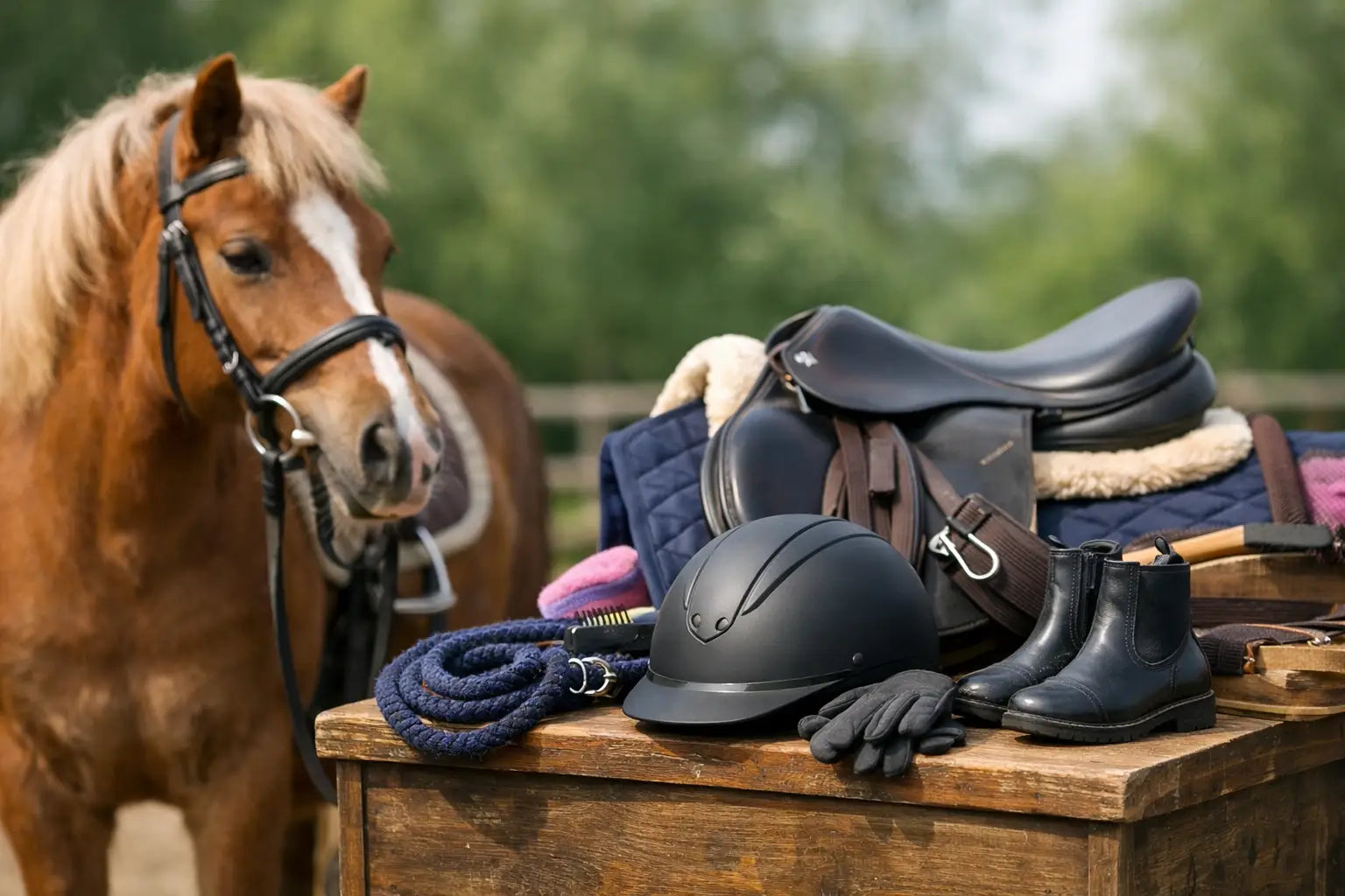 First Pony Tack List Example for Beginners