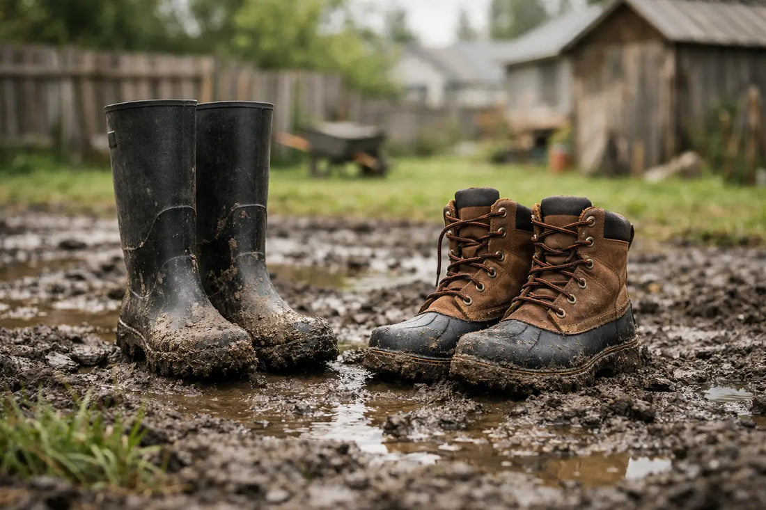 What Boots for Muddy Yards?
